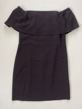 Charles Henry Off-Shoulder Black Dress Sz XS
